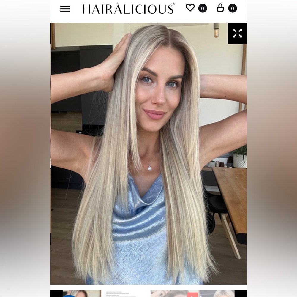 Elegant Blonde Hair Extensions